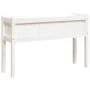 Jardinera con patas madera maciza de pino blanco 110x31x70 cm de , Maceteros y jardineras - Ref: Foro24-837566, Precio: 75,96...