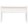 Jardinera con patas madera maciza de pino blanco 110x31x70 cm de , Maceteros y jardineras - Ref: Foro24-837566, Precio: 77,14...