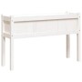 Jardinera con patas madera maciza de pino blanco 110x31x70 cm de , Maceteros y jardineras - Ref: Foro24-837566, Precio: 77,14...