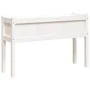 Jardinera con patas madera maciza de pino blanco 110x31x70 cm de , Maceteros y jardineras - Ref: Foro24-837566, Precio: 75,96...