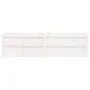 Jardinera de madera maciza de pino blanca 180x50x50 cm de , Maceteros y jardineras - Ref: Foro24-837505, Precio: 184,17 €, De...
