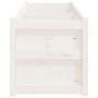 Jardinera de madera maciza de pino blanca 180x50x50 cm de , Maceteros y jardineras - Ref: Foro24-837505, Precio: 184,17 €, De...