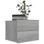 Mesita de noche madera contrachapada gris Sonoma 40x30x30 cm de vidaXL, Mesitas de noche - Ref: Foro24-815413, Precio: 33,41 ...