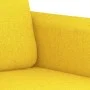 Sofá de 2 plazas de tela amarillo claro 120 cm de , Sofás - Ref: Foro24-359475, Precio: 199,65 €, Descuento: %