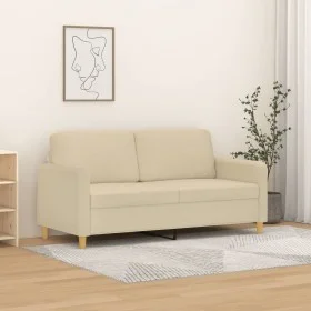 Sofá de 2 plazas de tela color crema 140 cm de , Sofás - Ref: Foro24-359480, Precio: 209,96 €, Descuento: %