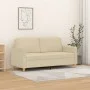 2-seater cream fabric sofa 140 cm by , Sofas - Ref: Foro24-359480, Price: 209,96 €, Discount: %