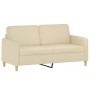Sofá de 2 plazas de tela color crema 140 cm de , Sofás - Ref: Foro24-359480, Precio: 212,78 €, Descuento: %