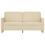 Sofá de 2 plazas de tela color crema 140 cm de , Sofás - Ref: Foro24-359480, Precio: 212,78 €, Descuento: %