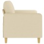 Sofá de 2 plazas de tela color crema 140 cm de , Sofás - Ref: Foro24-359480, Precio: 212,78 €, Descuento: %