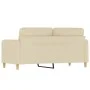2-seater cream fabric sofa 140 cm by , Sofas - Ref: Foro24-359480, Price: 209,96 €, Discount: %