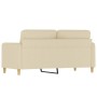 Sofá de 2 plazas de tela color crema 140 cm de , Sofás - Ref: Foro24-359480, Precio: 212,78 €, Descuento: %