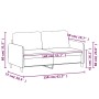 Sofá de 2 plazas de tela color crema 140 cm de , Sofás - Ref: Foro24-359480, Precio: 212,78 €, Descuento: %