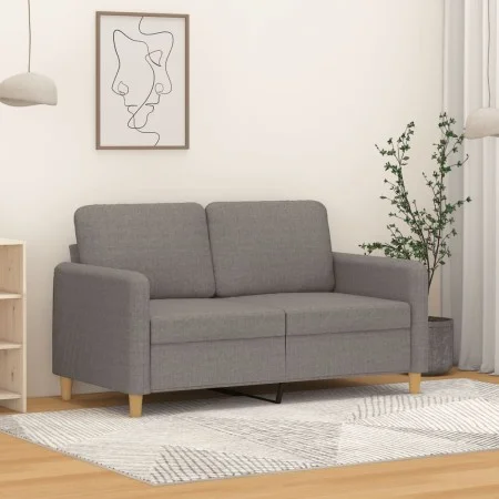 Sofá de 2 plazas de tela gris taupé 120 cm de , Sofás - Ref: Foro24-359477, Precio: 212,48 €, Descuento: %