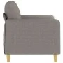 Sofá de 2 plazas de tela gris taupé 120 cm de , Sofás - Ref: Foro24-359477, Precio: 212,48 €, Descuento: %