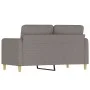 Sofá de 2 plazas de tela gris taupé 120 cm de , Sofás - Ref: Foro24-359477, Precio: 212,48 €, Descuento: %