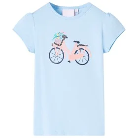 Light blue children's t-shirt 116 by , Kids T-shirts - Ref: Foro24-11076, Price: 8,52 €, Discount: %