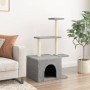 Rascador para gatos con postes de sisal gris claro 110 cm de , Mobiliario para gatos - Ref: Foro24-172104, Precio: 27,49 €, D...