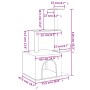 Rascador para gatos con postes de sisal gris claro 110 cm de , Mobiliario para gatos - Ref: Foro24-172104, Precio: 27,49 €, D...
