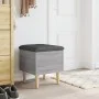 Bank mit Stauraum aus grauem Sonoma-Holzwerkstoff, 42 x 42 x 46 cm von , Bänke für Hallen und Lager - Ref: Foro24-835066, Pre...