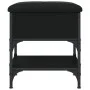 Banco zapatero madera de ingeniería negro 42x42x45 cm de , Bancos para recibidores y almacenamiento - Ref: Foro24-835182, Pre...