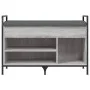 Banco zapatero madera de ingeniería gris Sonoma 85,5x32x57,5 cm de , Bancos para recibidores y almacenamiento - Ref: Foro24-8...