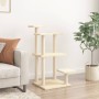 Postes rascadores para gatos con plataformas crema 98,5 cm de , Mobiliario para gatos - Ref: Foro24-172106, Precio: 47,31 €, ...