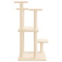 Postes rascadores para gatos con plataformas crema 98,5 cm de , Mobiliario para gatos - Ref: Foro24-172106, Precio: 47,31 €, ...