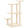 Postes rascadores para gatos con plataformas crema 98,5 cm de , Mobiliario para gatos - Ref: Foro24-172106, Precio: 47,31 €, ...