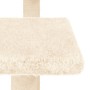 Postes rascadores para gatos con plataformas crema 98,5 cm de , Mobiliario para gatos - Ref: Foro24-172106, Precio: 47,31 €, ...