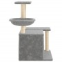 Rascador para gatos con postes de sisal gris claro 83 cm de , Mobiliario para gatos - Ref: Foro24-172110, Precio: 39,19 €, De...