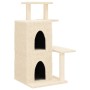 Rascador para gatos con postes de sisal color crema 97 cm de , Mobiliario para gatos - Ref: Foro24-172112, Precio: 37,16 €, D...