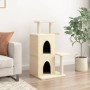 Rascador para gatos con postes de sisal color crema 97 cm de , Mobiliario para gatos - Ref: Foro24-172112, Precio: 37,16 €, D...