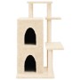 Rascador para gatos con postes de sisal color crema 97 cm de , Mobiliario para gatos - Ref: Foro24-172112, Precio: 37,16 €, D...