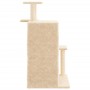 Rascador para gatos con postes de sisal color crema 97 cm de , Mobiliario para gatos - Ref: Foro24-172112, Precio: 37,16 €, D...