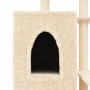 Rascador para gatos con postes de sisal color crema 97 cm de , Mobiliario para gatos - Ref: Foro24-172112, Precio: 37,16 €, D...