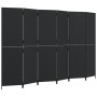 Biombo de 6 paneles ratán sintético negro de , Divisores de ambientes - Ref: Foro24-365352, Precio: 235,64 €, Descuento: %