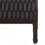 Biombo de 4 paneles ratán sintético negro de , Divisores de ambientes - Ref: Foro24-365344, Precio: 179,94 €, Descuento: %