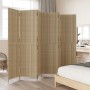 Biombo de 6 paneles ratán sintético beige de , Divisores de ambientes - Ref: Foro24-365371, Precio: 262,96 €, Descuento: %