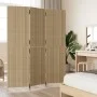 Biombo de 3 paneles ratán sintético beige de , Divisores de ambientes - Ref: Foro24-365359, Precio: 176,93 €, Descuento: %