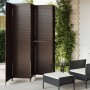 Biombo de 5 paneles ratán sintético marrón de , Divisores de ambientes - Ref: Foro24-365365, Precio: 204,14 €, Descuento: %