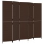 Biombo de 5 paneles ratán sintético marrón de , Divisores de ambientes - Ref: Foro24-365365, Precio: 204,14 €, Descuento: %