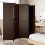 Biombo de 5 paneles ratán sintético marrón de , Divisores de ambientes - Ref: Foro24-365365, Precio: 204,14 €, Descuento: %