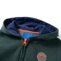 Sudadera infantil con capucha y cremallera verde oscuro 116 de , Camisetas para niños - Ref: Foro24-13086, Precio: 13,87 €, D...