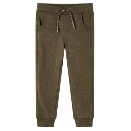 Pantalón de chándal infantil caqui mélange 116 de , Pantalones de niños - Ref: Foro24-12746, Precio: 10,64 €, Descuento: %