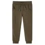 Pantalón de chándal infantil caqui mélange 116 de , Pantalones de niños - Ref: Foro24-12746, Precio: 10,64 €, Descuento: %