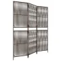 Biombo de 3 paneles ratán sintético marrón de , Divisores de ambientes - Ref: Foro24-365373, Precio: 90,54 €, Descuento: %