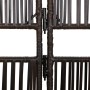 Biombo de 3 paneles ratán sintético marrón de , Divisores de ambientes - Ref: Foro24-365373, Precio: 92,15 €, Descuento: %