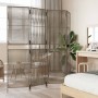 Biombo de 4 paneles ratán sintético gris de , Divisores de ambientes - Ref: Foro24-365378, Precio: 109,53 €, Descuento: %