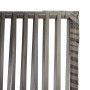 Biombo de 4 paneles ratán sintético gris de , Divisores de ambientes - Ref: Foro24-365378, Precio: 109,53 €, Descuento: %