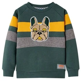 Sudadera infantil verde oscuro 104 de , Camisetas para niños - Ref: Foro24-13090, Precio: 12,22 €, Descuento: %